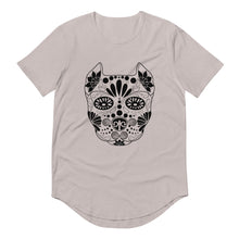 Load image into Gallery viewer, Sugar Skull Men's Curved Hem T-Shirt
