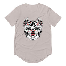 Load image into Gallery viewer, Sugar Skull Men's Curved Hem T-Shirt