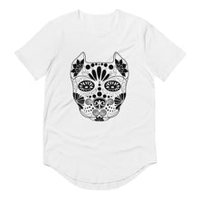 Load image into Gallery viewer, Sugar Skull Men's Curved Hem T-Shirt