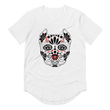Load image into Gallery viewer, Sugar Skull Men's Curved Hem T-Shirt