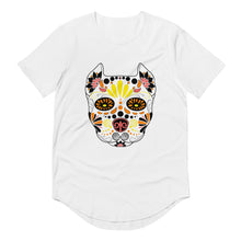 Load image into Gallery viewer, Sugar Skull Men's Curved Hem T-Shirt