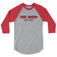 Load image into Gallery viewer, The Crew 3/4 sleeve raglan shirt