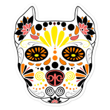 Load image into Gallery viewer, Sugar Skull Bubble-free stickers