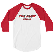 Load image into Gallery viewer, The Crew 3/4 sleeve raglan shirt
