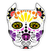 Load image into Gallery viewer, Sugar Skull Bubble-free stickers