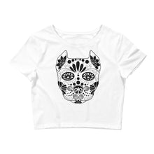 Load image into Gallery viewer, Sugar Skull Women’s Crop Tee