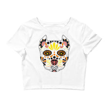 Load image into Gallery viewer, Sugar Skull Women’s Crop Tee