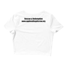 Load image into Gallery viewer, AVPC Logo Women’s Crop Tee
