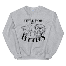 Load image into Gallery viewer, Here For The Pitties Unisex Sweatshirt