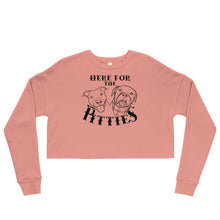 Load image into Gallery viewer, Here For The Pitties Crop Sweatshirt