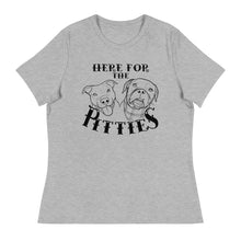 Load image into Gallery viewer, Here For The Pitties Women's Relaxed T-Shirt
