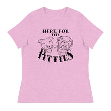 Load image into Gallery viewer, Here For The Pitties Women's Relaxed T-Shirt