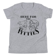 Load image into Gallery viewer, Here For The Pitties Youth Short Sleeve T-Shirt