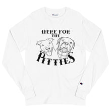 Load image into Gallery viewer, Here For The Pitties Men&#39;s Champion Long Sleeve Shirt