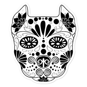 Sugar Skull Bubble-free stickers
