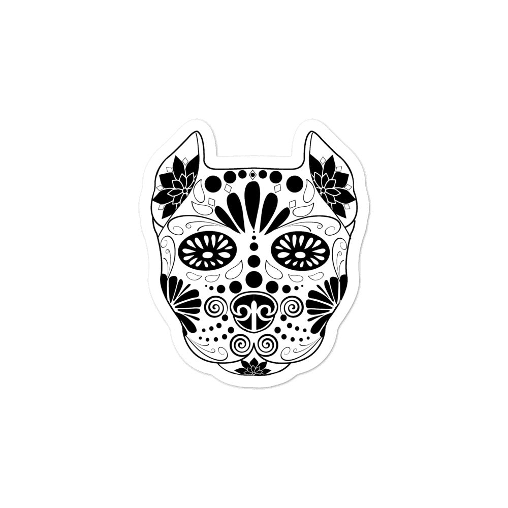 Sugar Skull Bubble-free stickers