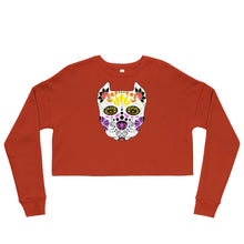 Load image into Gallery viewer, Sugar Skull Crop Sweatshirt