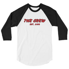 Load image into Gallery viewer, The Crew 3/4 sleeve raglan shirt