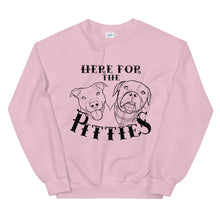 Load image into Gallery viewer, Here For The Pitties Unisex Sweatshirt