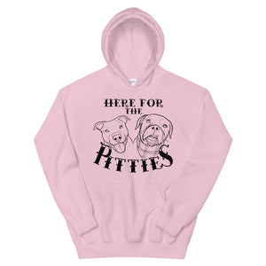Here For The Pitties Unisex Hoodie