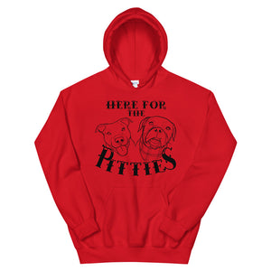 Here For The Pitties Unisex Hoodie