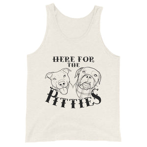 Here For The Pitties Unisex Tank Top