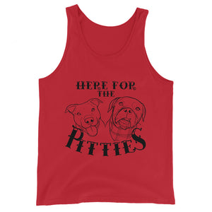 Here For The Pitties Unisex Tank Top