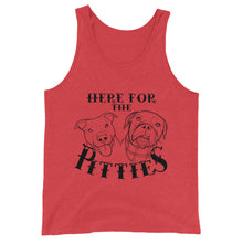 Load image into Gallery viewer, Here For The Pitties Unisex Tank Top