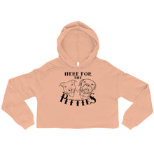 Load image into Gallery viewer, Here For The Pitties Crop Hoodie