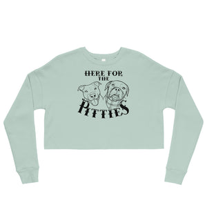 Here For The Pitties Crop Sweatshirt