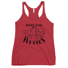 Load image into Gallery viewer, Here For The Pitties Women&#39;s Racerback Tank