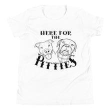 Load image into Gallery viewer, Here For The Pitties Youth Short Sleeve T-Shirt